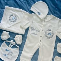 طقم مواليد اولاد تاج و غصن و مرحبا