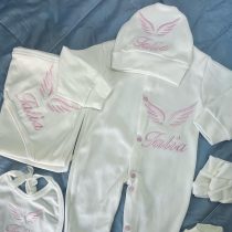 طقم مواليد بناتي ملاك